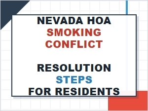 Steps to Resolve Nevada Hoa Smoking Conflicts