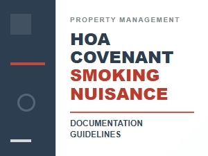 Hoa Smoking Complaint Evidence Guide