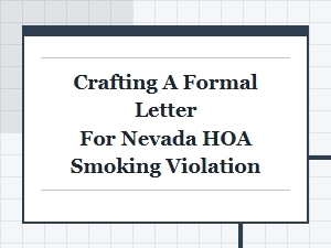 Nevada Hoa Smoking Violation Letter Guide