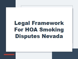 Amending Nevada Hoa Smoking Policies